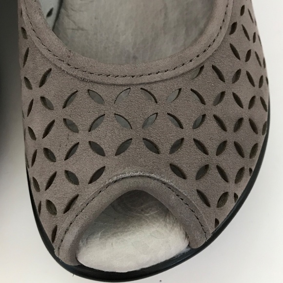 JAMBU Journey Encore Wedge Heel Sandals Leather Tan Women’s Size 6 - Picture 3 of 16